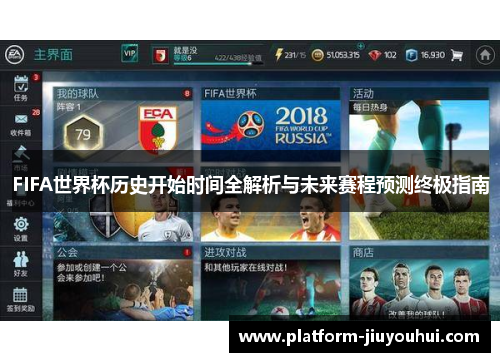 FIFA世界杯历史开始时间全解析与未来赛程预测终极指南